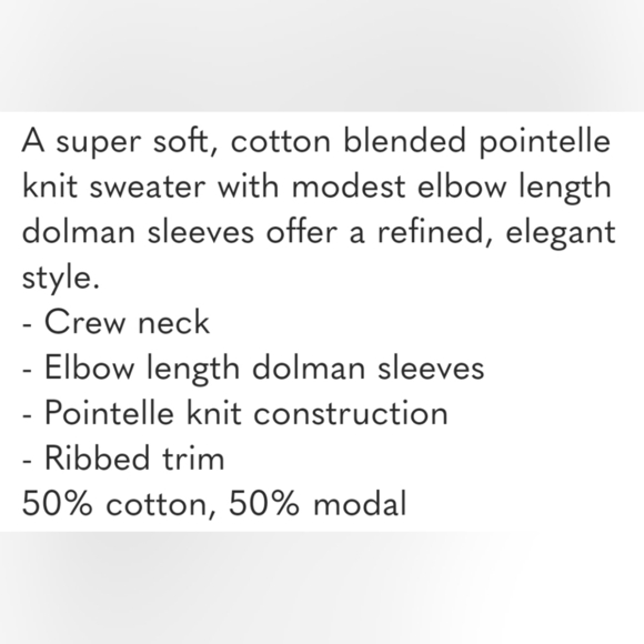 Magaschoni Tunic Top Relaxed Fit Textured Knit Over Sized Boxy Silhouette New - Picture 8 of 13